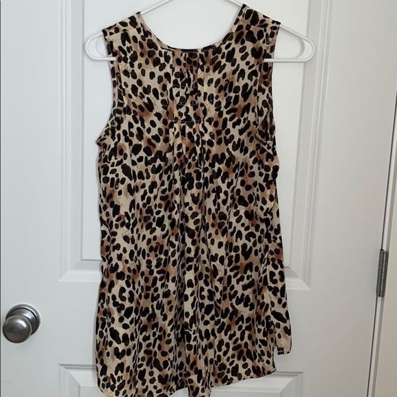 NWT Bobeau Lily Pleat Woven Tank- Sz XS - Picture 2 of 5